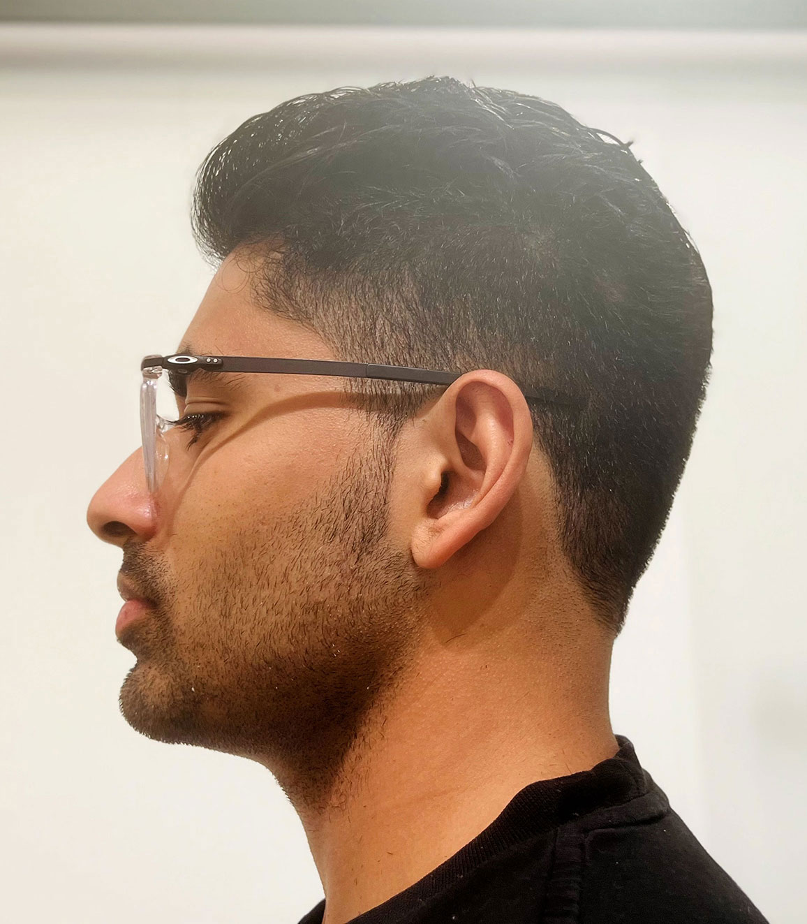 Men’s haircut, color, and style